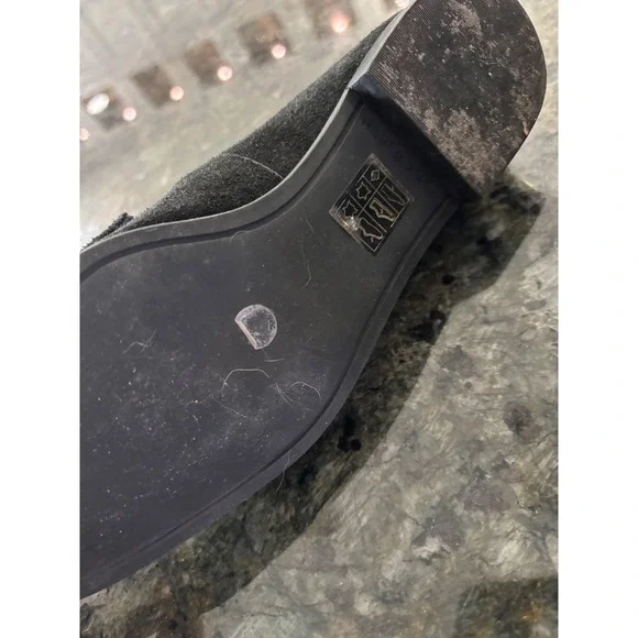 Tory Burch Black Suede Georgia Ballet‎ Flats Women's Shoes size 5 - Picture 7 of 7